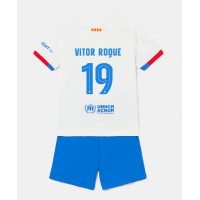 Dres Barcelona Vitor Roque #19 Gostujuci za djecu 2023-24 Kratak Rukav (+ kratke hlače)